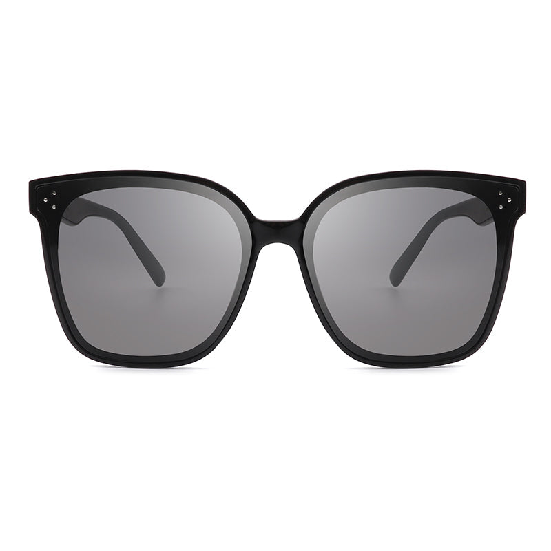 GM2005 - Classic Oversize Square Flat Top Fashion Polarized Sunglasses
