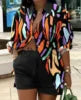35% OFF S-4XL Summer Outfits for Women Fashion Printing Shirt and Shorts Two Piece Set Women Clothing